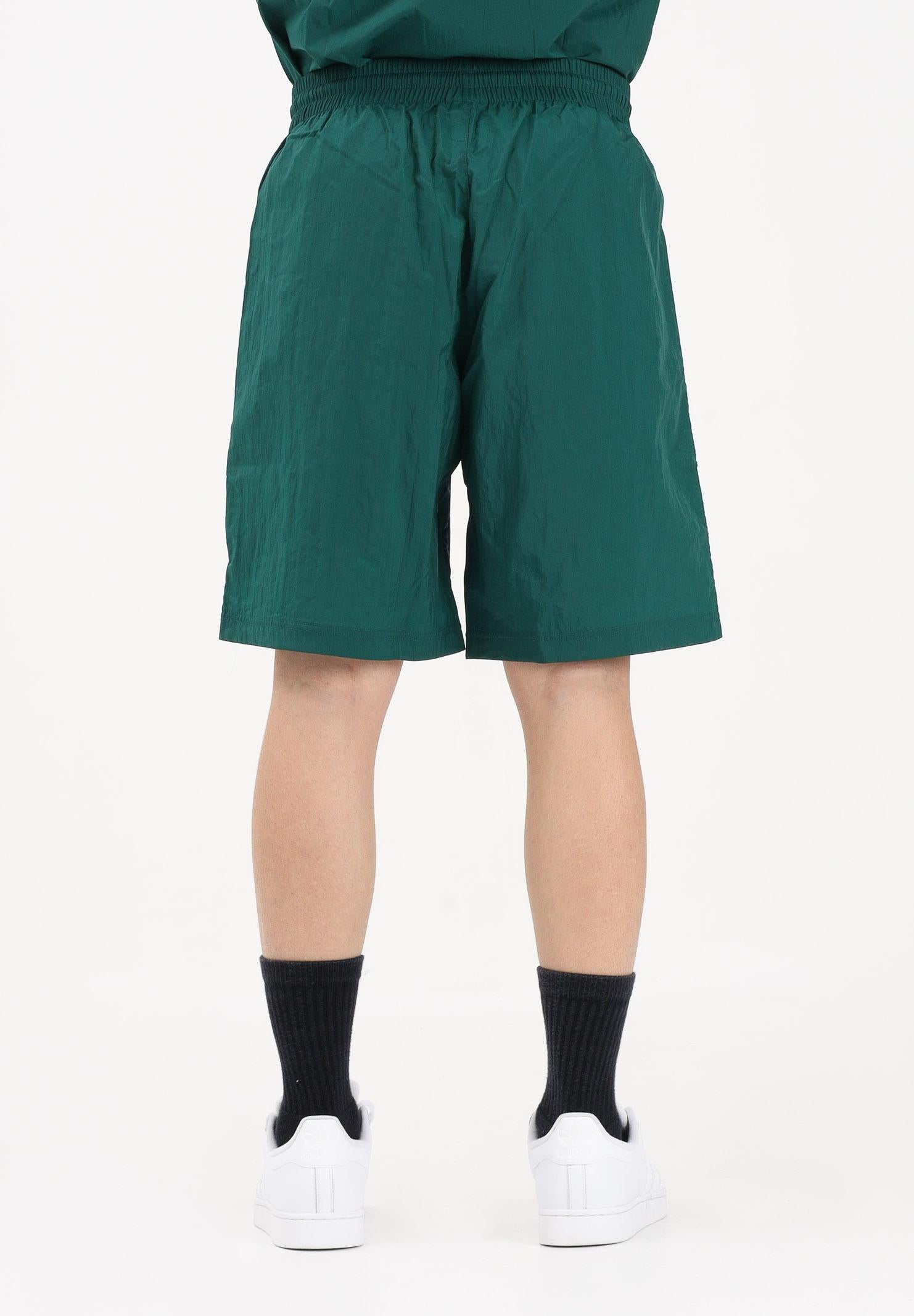 ADIDAS ORIGINALS Shorts sportivo ADICOLOR BLOCKED verde e bianco da uomo KD4073 . ADIDAS ORIGINALS 