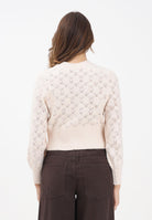 JDY Cardigan corto beige da donna 15355619 WhitecapGray JDY 