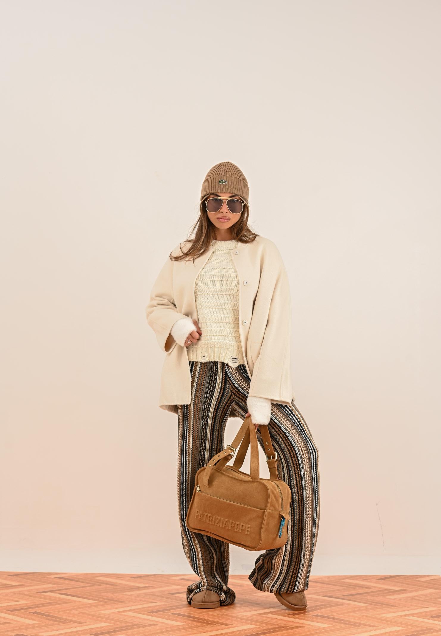 VICOLO Cappotto corto panna da donna TF0006 FU05 VICOLO 