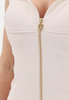 ELISABETTA FRANCHI Abito midi a tubino burro da donna AB90061E2 193 ELISABETTA FRANCHI 