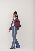 LACOSTE Pantalone sportivo Monogram Print blu da donna XF9313 AIT LACOSTE 