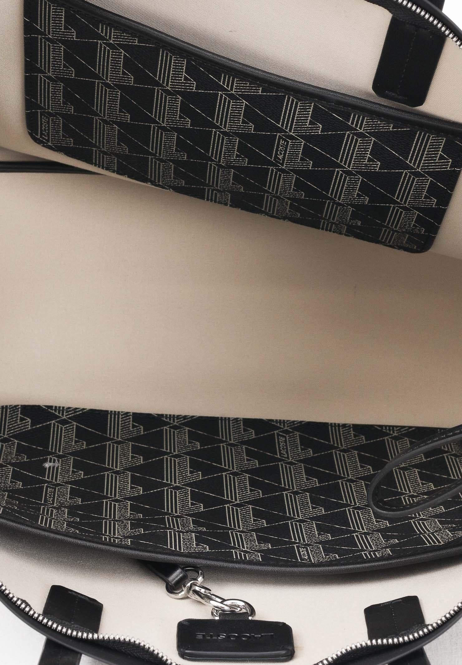 LACOSTE Shopper nera da donna con pochette Zely NF5001 N56 LACOSTE 