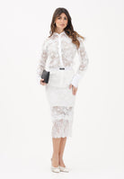 PINKO Gonna midi HARMONIE bianca da donna 106664A381 Z05 PINKO 