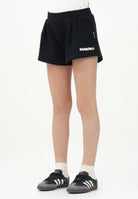 BARROW Shorts sportivo nero per donna e bambina con stampa logo S5BKJGSH154 110 BARROW 
