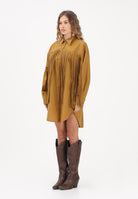 PINKO Abito corto kiwi da donna con frange 106971A2LD L25 PINKO 