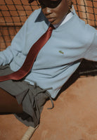 LACOSTE Maglioncino girocollo polvere da uomo AH2916 HBP LACOSTE 