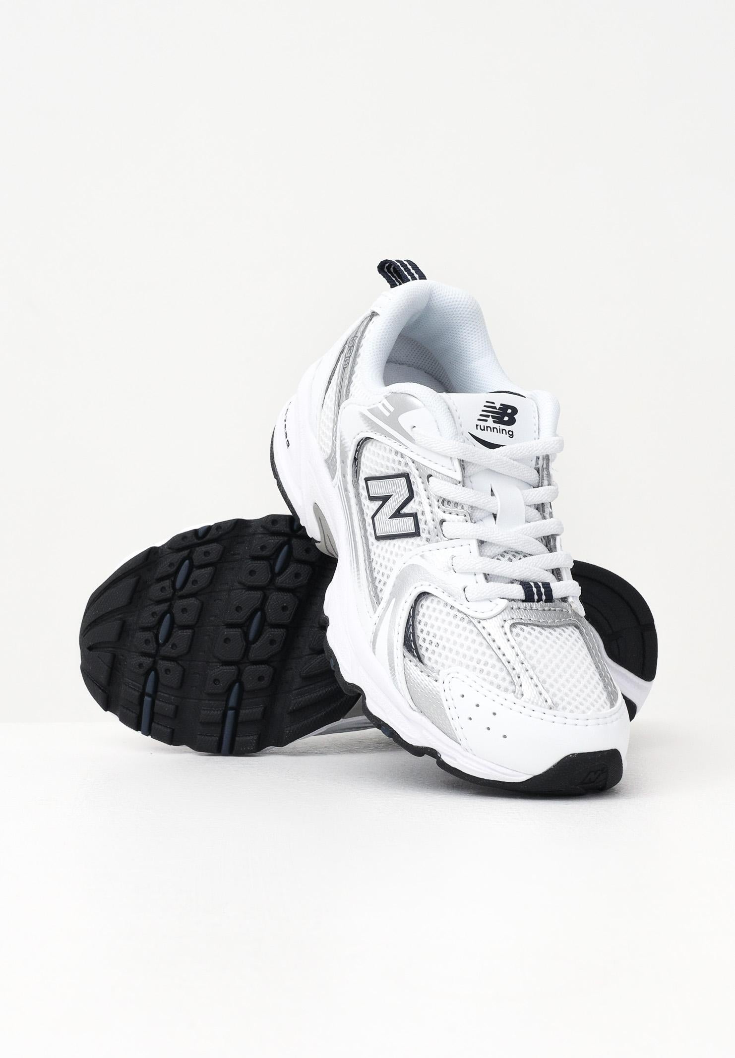 NEW BALANCE Sneakers 530 Bungee bianche per bambino e bambina PZ530SB1 . NEW BALANCE 