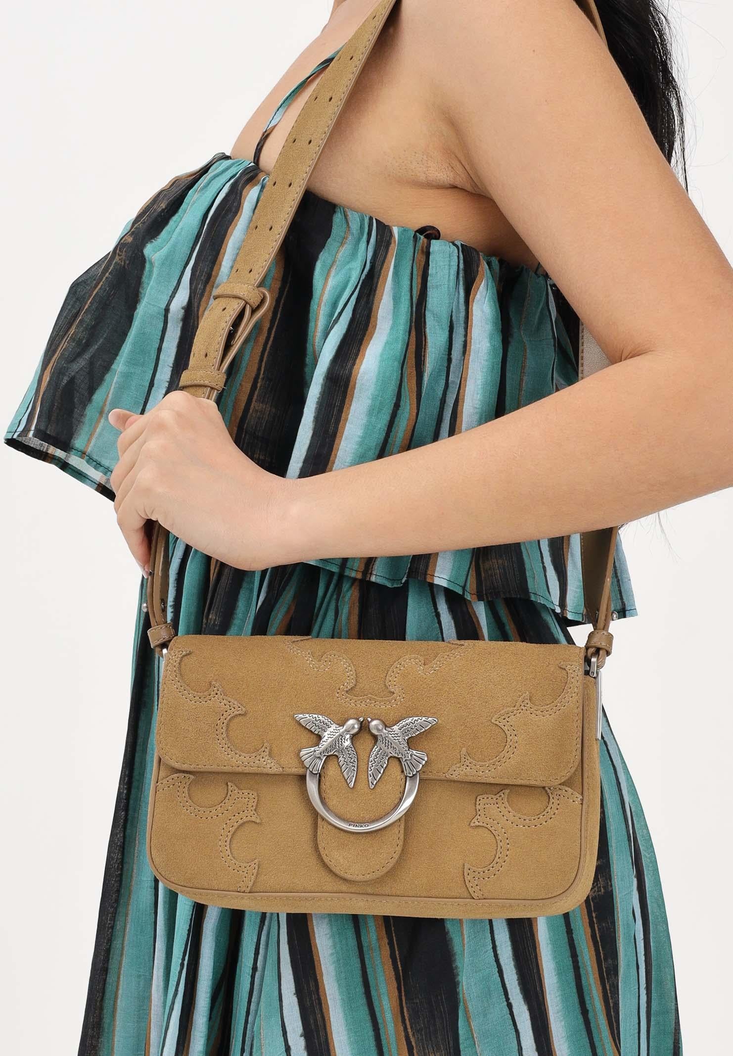 PINKO Borsa a tracolla Pinko Love One Mini Slouchy kiwi da donna 106244A0F6 L22O PINKO 