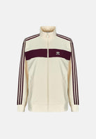 ADIDAS ORIGINALS Felpa con zip Colorblock panna e bordeaux per uomo e donna KA7751 . ADIDAS ORIGINALS 