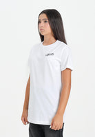 DIESEL T-shirt a manica corta bianca per donna, ragazzi e bambini con logo Diesel J025260CATM K100 DIESEL 