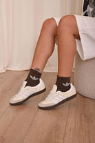 ADIDAS ORIGINALS Calzini (6 paia) Trefoil Cushion Crew marroni, beige e sabbia per uomo e donna IX5274 . ADIDAS ORIGINALS 