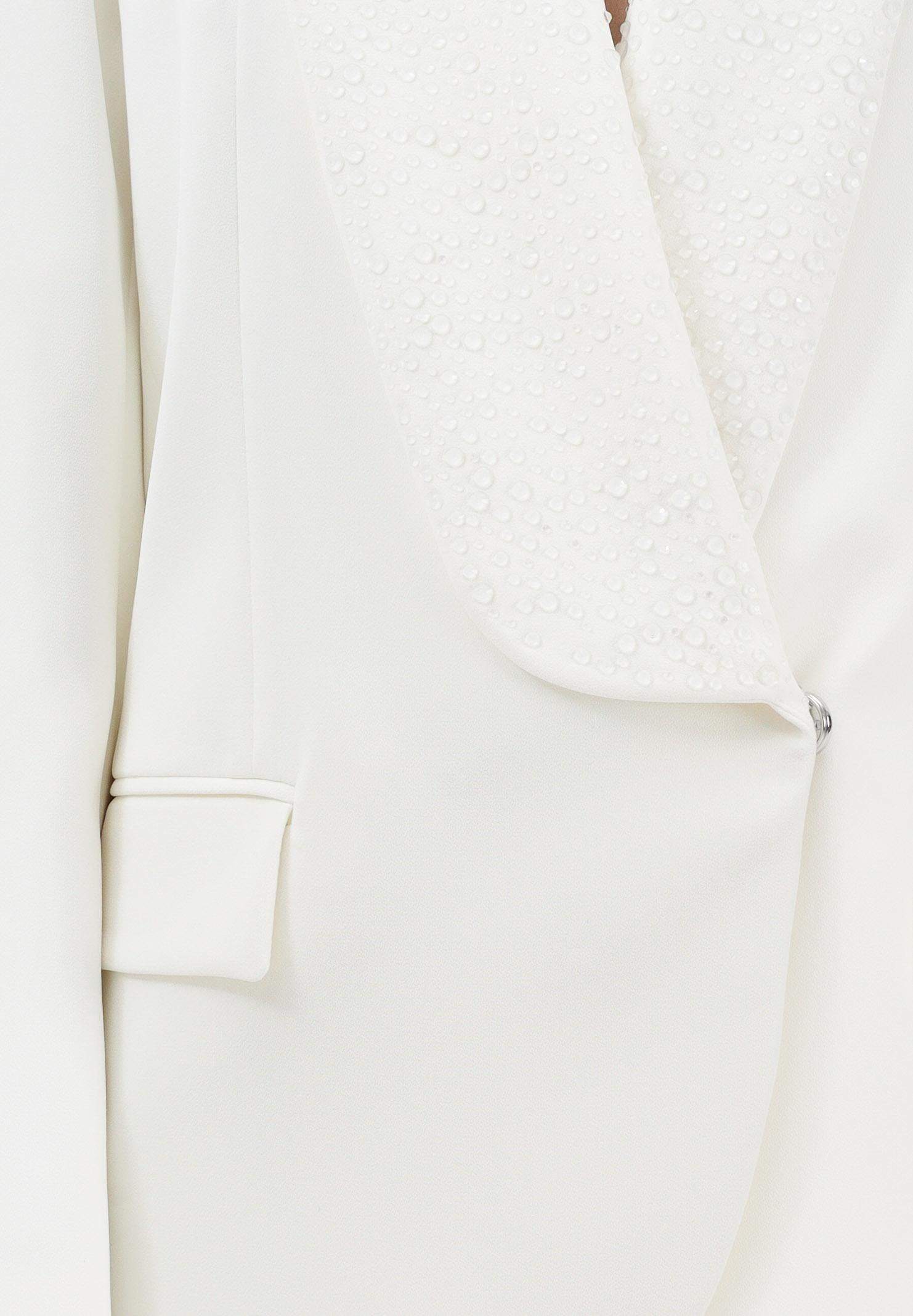 ALMA SANCHEZ Giacca doppiopetto Mayara bianca da donna AS26006TC MI ALMA SANCHEZ 