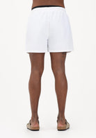 EA7 Shorts mare bianco da uomo con coulisse a contrasto nera 7M001689AF21074 U0002 EA7 
