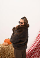 MEHRAN Pelliccia marrone da donna 25297DBRW DBRW MEHRAN 