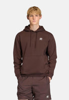 ADIDAS ORIGINALS Felpa con cappuccio Trefoil Essentials Loose marrone da uomo KE1139 . ADIDAS ORIGINALS 
