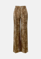 MAX MARA PantalonI marroni in seta MSTROMANA da donna. 2626136071600 001 MAXMARA 