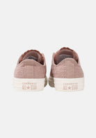 CONVERSE sneakers basse Chuck Taylor All Star Crochet Florals Brown-Cream marrone/crema donna. A17584C . CONVERSE 