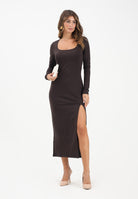 HINNOMINATE Abito midi moro da donna HMABW02063 MA03 HINNOMINATE 