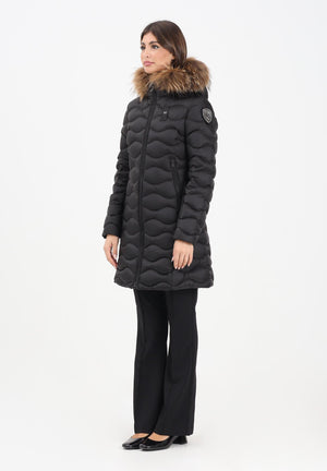 BLAUER Piumino lungo LYNEL nero da donna 25WBLDK03527-006047 999EI BLAUER 