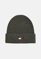 TOMMY JEANS Berretto verde militare per uomo e donna con logo AM0AM13669 MRH TOMMY JEANS 