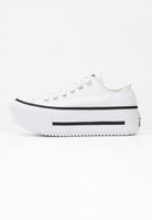 CONVERSE Sneakers Chuck Taylor All Star Lift Double Stack Platform bianche da donna A15491C . CONVERSE 