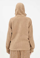 ADIDAS ORIGINALS Felpa mezza zip BORG FLEECE TEAMGEIST beige da donna KR5168 . ADIDAS ORIGINALS 