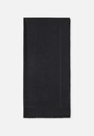 ELISABETTA FRANCHI Sciarpa nera da donna con lettering jacquard SC02F46E2 110 ELISABETTA FRANCHI 