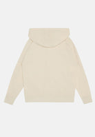 EA7 Felpa con zip panna da bambino rifinita da bande logate 7B000193AF10368 U1079 EA7 