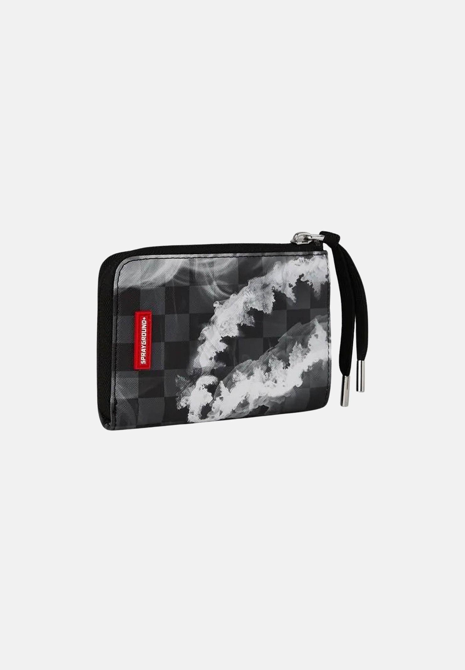 SPRAYGROUND Portafogli SIP N' SMOKE WALLET nero per uomo e donna 910W8223NSZ . SPRAYGROUND 