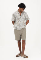 ARMANI EXCHANGE Shorts in lino verde da uomo XM002294AF22842 U6229 ARMANI EXCHANGE 