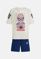 ADIDAS PERFORMANCE Completino MARVEL SPIDER-MAN blu e bianco da bambino JZ3544 . ADIDAS PERFORMANCE 