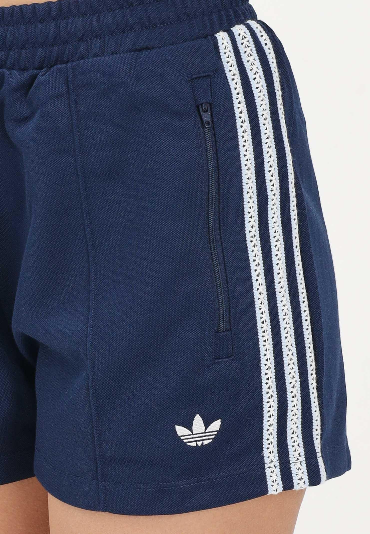 ADIDAS ORIGINALS Shorts sportivo SUMMER GLOW blu da donna KY3168 . ADIDAS ORIGINALS 