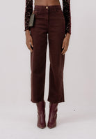 ELISABETTA FRANCHI Jeans in denim bordeaux da donna PJ04D56E2 EA4 ELISABETTA FRANCHI 