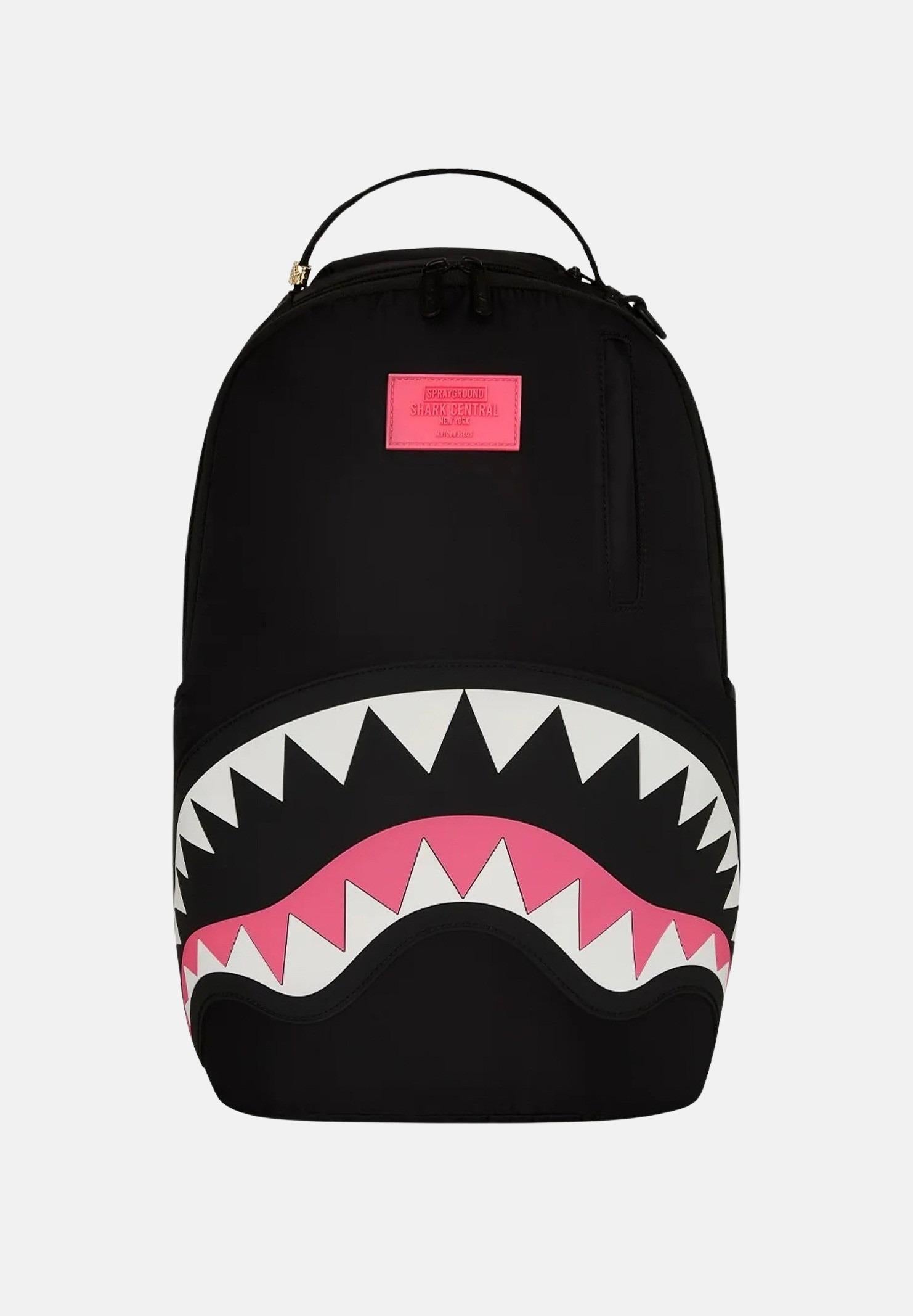 SPRAYGROUND Zaino SHARK CENTRAL NYLON nero da donna 910B7089NSZ  SPRAYGROUND 