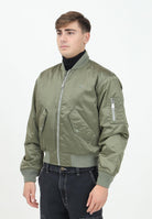 LACOSTE Bomber verde da uomo con logo BH2899 BMY LACOSTE 