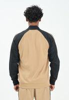 ADIDAS ORIGINALS Felpa con zip Adicolor Classics SST beige e nera da uomo JY1292  ADIDAS ORIGINALS 