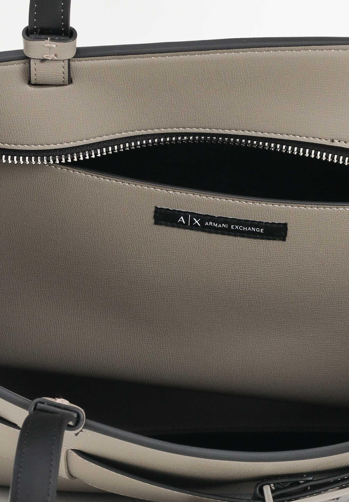 ARMANI EXCHANGE Shopper color fango da donna con logo 9491270A874 U6242 ARMANI EXCHANGE 