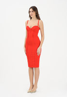 ELISABETTA FRANCHI Abito midi rosso da donna AB91861E2 H85 ELISABETTA FRANCHI 