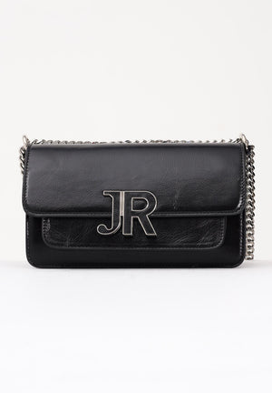 RICHMOND Borsa a tracolla nera da donna con logo JR RWA25227BO BL RICHMOND 