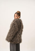 ONLY Eco-pelliccia color taupe da donna 15352755 Satellite ONLY 