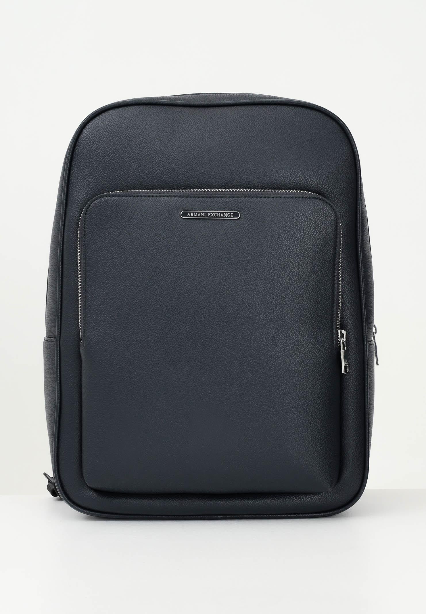 ARMANI EXCHANGE Zaino blu da uomo con logo