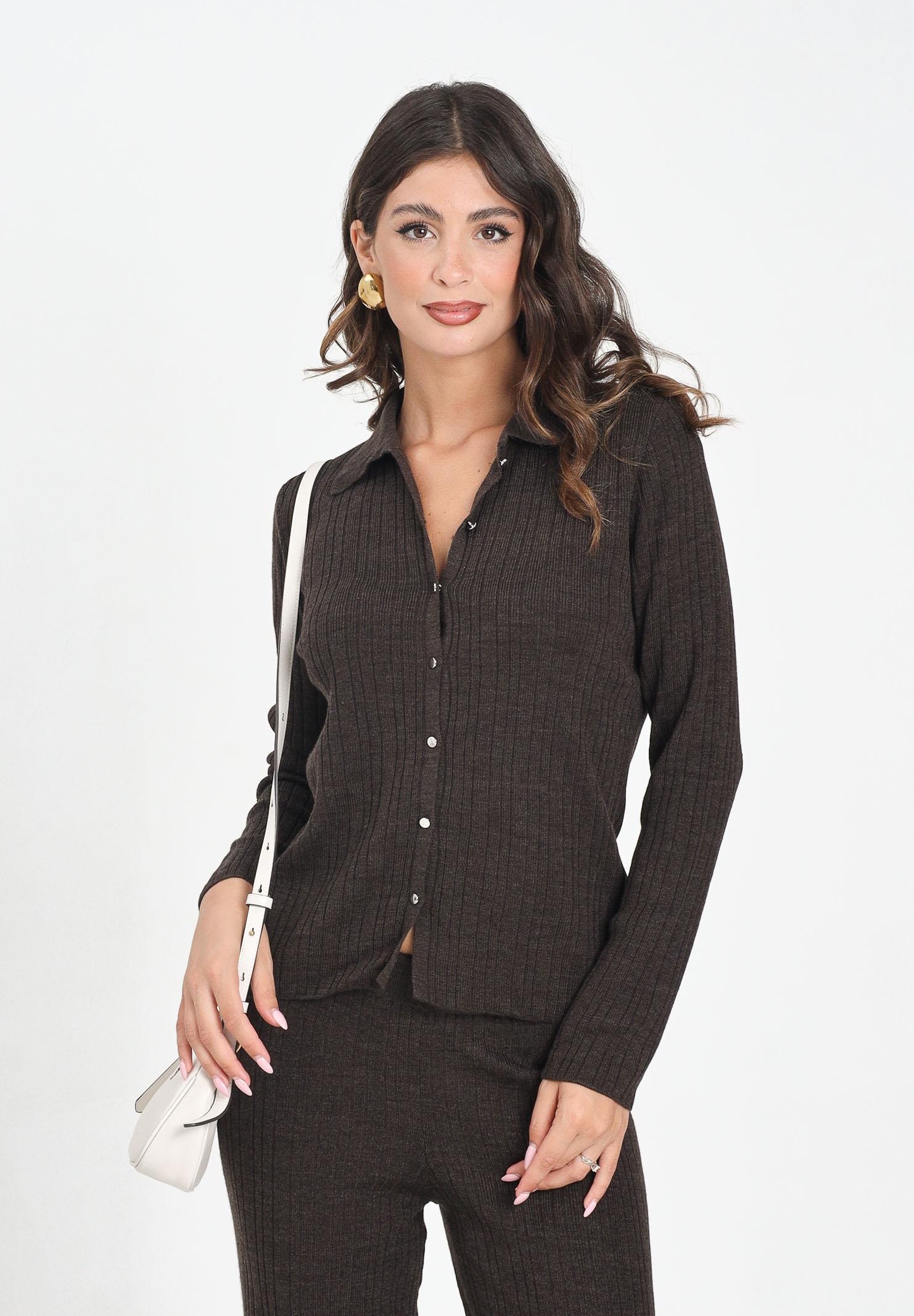 ONLY Cardigan marrone da donna 15353029 ChocolateTorte ONLY 
