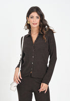 ONLY Cardigan marrone da donna 15353029 ChocolateTorte ONLY 