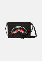 SPRAYGROUND Pochette Dripping Sharks In Paris nera per uomo e donna 910B7969NSZ  SPRAYGROUND 