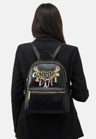 JUST CAVALLI Zaino nero da donna con charm 80RA4BE6ZSD85 899 JUST CAVALLI 