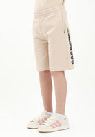 BARROW Shorts sportivo beige per donna, ragazzi e bambini con stampa logo S5BKJUBE083 092 BARROW 