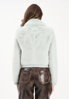 PATRIZIA PEPE Pellicciotto verde acqua da donna 8O0204E073 G613 PATRIZIA PEPE 