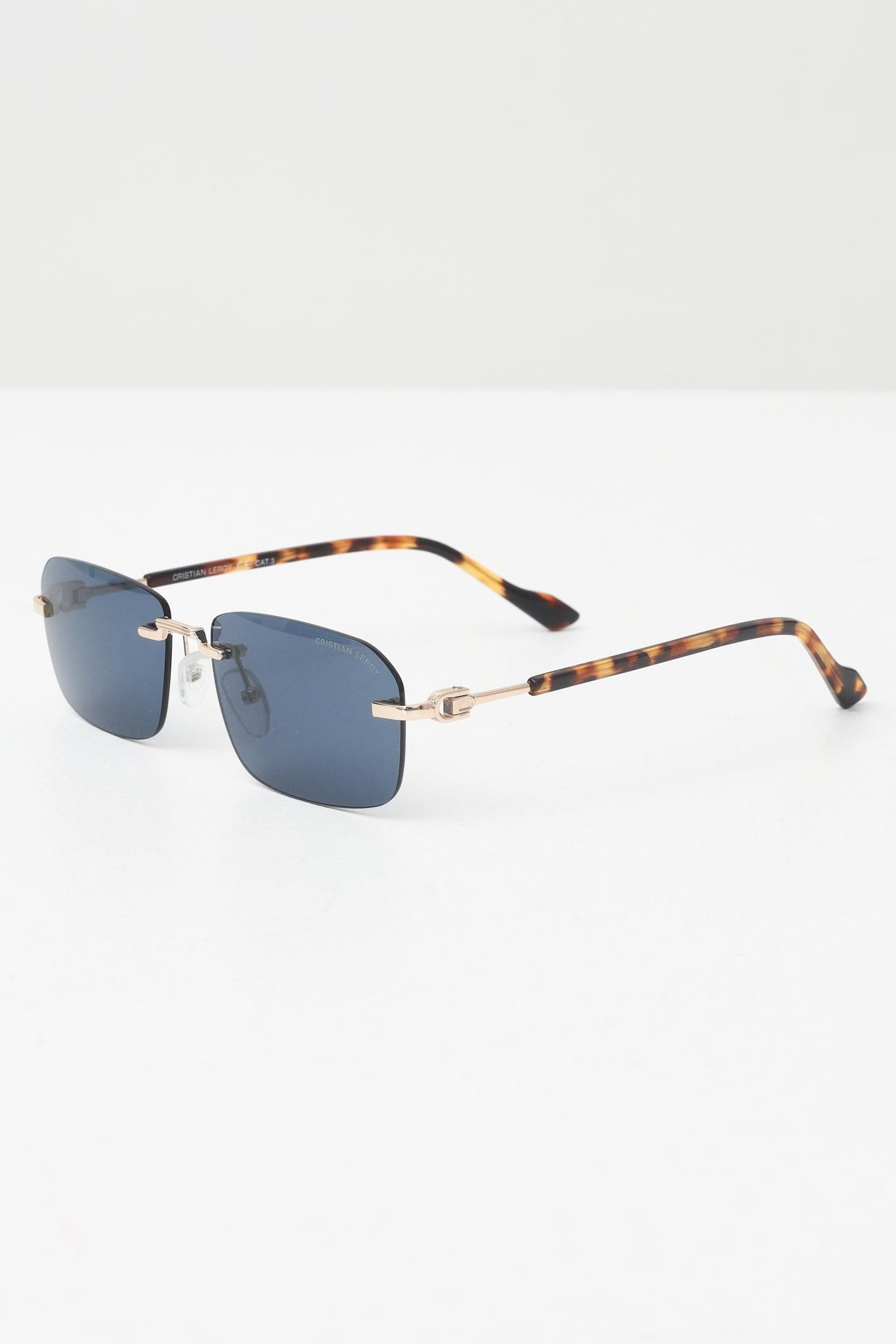 CRISTIAN LEROY Occhiali da sole blu per uomo e donna 15055 04 CRISTIAN LEROY 