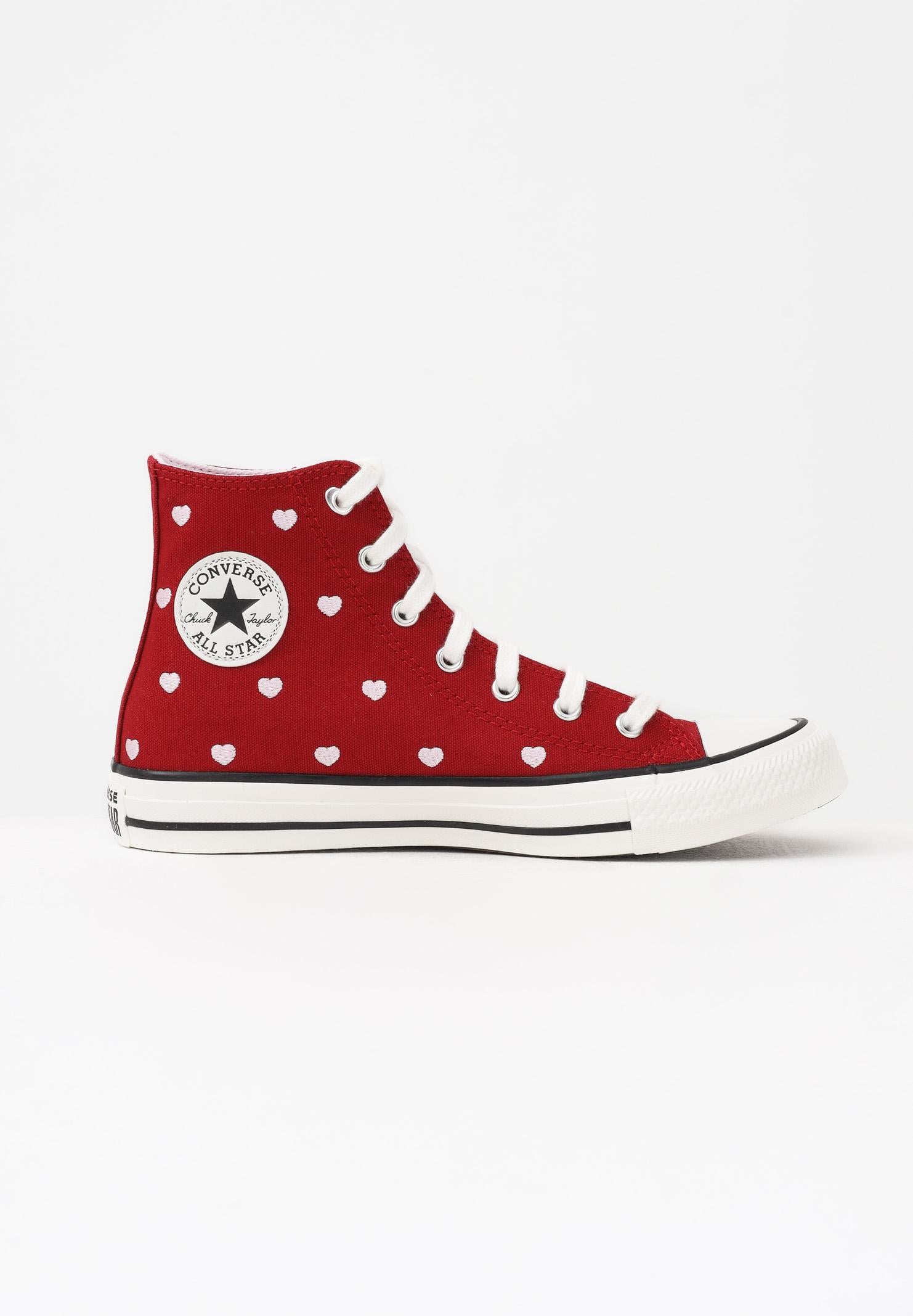 CONVERSE Sneakers Chuck Taylor All Star Valentine's Day bordeaux da donna A19065C . CONVERSE 