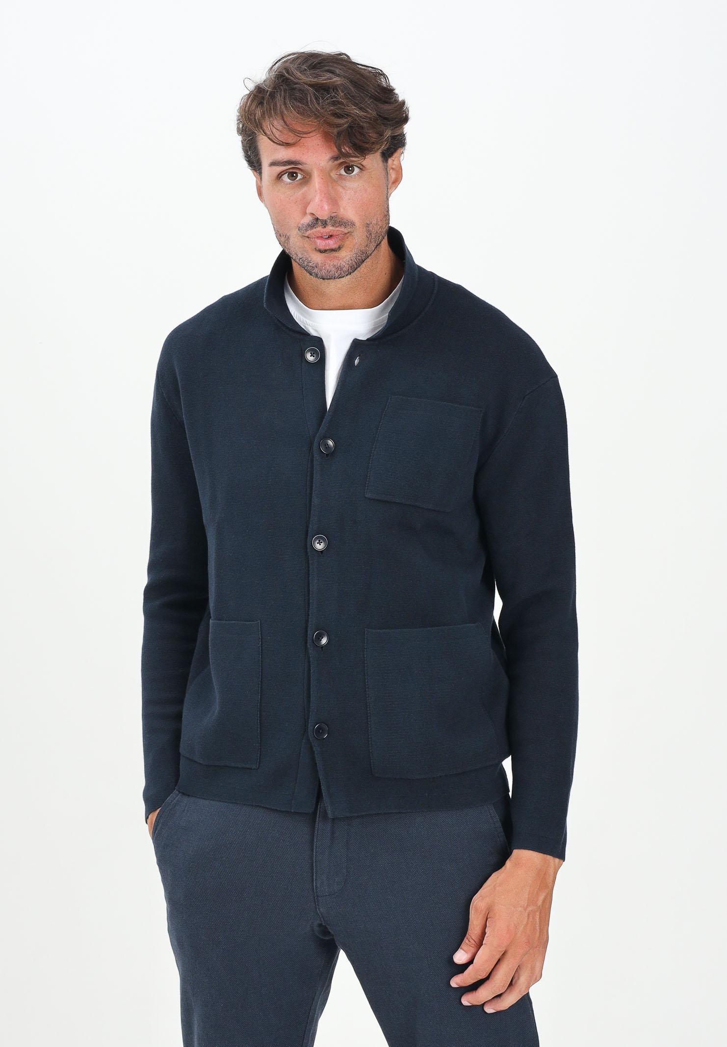 SELECTED HOMME Cardigan blu da uomo 16096549 SkyCaptain SELECTED HOMME 